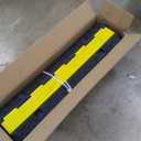 VEVOR Cable Protector Ramp, 5 Packs 2 Channels Speed Bump, Rubber Modular Humps Rated 11000 LBS Load Capacity, Protective Wire Cord Ramp Driveway Rubber Traffic Speed Bumps Cable Protector