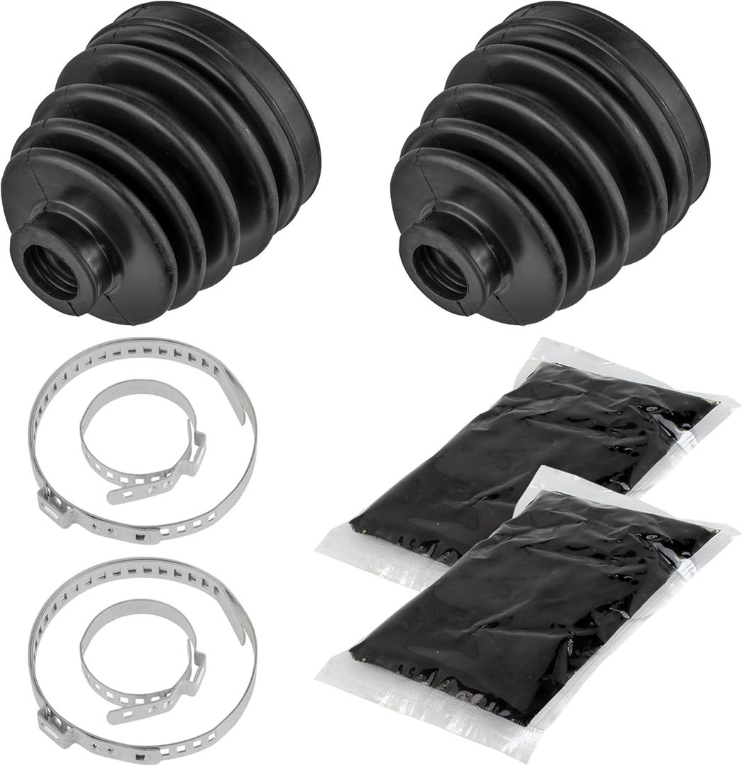 Caltric Rear Axle Inner And Outer Cv Boot Kits Compatible with Polaris Sportsman 500 4X4 Ho 1999-2005