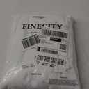 FINECITY White Lace Curtains 84 Inch Length for Bedroom, Vintage Embroidered Leaf Floral Privacy Sheer Lace Curtains 2 Panels Set, Rod Pocket Scalloped Lace Window Treament Panels, 52 x 84 Inch, White