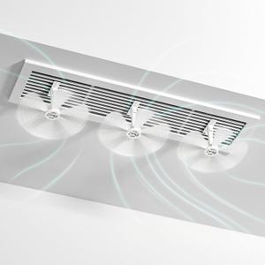 2 x Air Vent Deflector for Ceiling & Wall Vents, Wind Powered Rotating AC Vent Deflector, Heat & Heater Vent Deflector for Better Air Circulation, Prevent Direct Draft,White,8 Inch,3 Pack