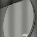 Elongated Toilet Seat Slow Close, Quiet Toilet Seat Cover with Never Loosen Durable Toilet Seat Lid Easy to Install & Clean, Polypropylene (PP), White (Elongated 18.5")