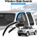 Tacoma Rain Guards - Window Visors for 1995-2004 Toyota Tacoma Access/Extended Cab, Out-Channel Side Window Rain Guards for Tacoma Accessories, 4PCS, Black, Car Accessories