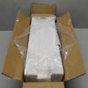 SPACELEAD Slim Storage Cart 3 Tier,Bathroom Organizer Rolling Utility, Mobile Shelving Unit Slide Out for Office, Kitchen, Laundry Room & Narrow Places,White