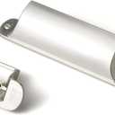 Goo-Ki 6 Pack Cup Drawer Pulls Brushed Satin Nickel Cup Pulls for Cabinets and Drawers, 3" c-c Brushed Nickel Bin Cup Cabinet Pulls Zinc Alloy Kitchen Hardware