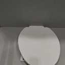 KOHLER K-26801-0 Impro ReadyLatch Quiet Close Elongated Toilet Seat, White Toilet Seat, Grip-Tight Bumpers, New Home Essentials, Slam Prevention