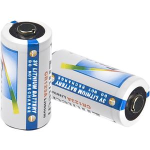 BARSKA CR123A 3V Lithium Batteries  2 Pack | Non-Rechargeable Battery for Flashlights, Laser Sights, Cameras, and Security Devices