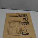 Enjoying Cat Door for Screen Doors, Passage Opening 8.3" x 10.3", Access Freely, Magnetic Swing Flap, Small Pet Door for Sliding Doors Window, Lockable, White
