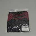 Abardsion Trendy Baby Tees for Women Y2K Shirts Cute Short Sleeve Crewneck Slim Fit Going Out Tops (Medium, Black & Burgundy-sleeve)