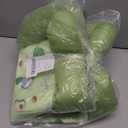 SpaceTime Cooling Mat for Dogs,Waterproof Dog Beds for Small Medium Large Sized Dogs,Bolster Cat Beds for Indoor Cats,Pet Beds with Sides for Puppy Crate,Non-Slip,Easy Maintenance (Green-Avocado, L)