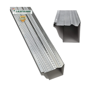 A-M Gutter Guard - Heavy Duty Lifetime Quality Aluminum Leaf & Debris Protection for 5-inch and 6-inch (5 Inch-200 Feet, Mill Finish) - Made in The USA