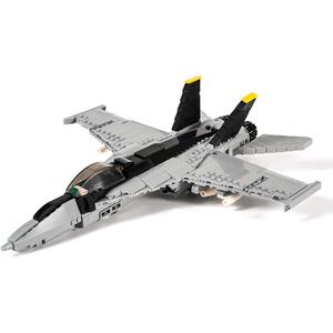 DAHONPA F-18 Bumblebee Fighter Military Army Airplane Building Bricks Set, 700+ Pieces Air-Force Build Blocks Toy, Gift for Kid and Adult