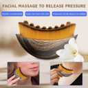 4 x New Lymphatic Contour Face Brush, Contour Face Brush for Lymphatic Drainage, Ergonomically Designed to Fit the Skin Precisely, Face Lifting Tool for Skincare Routine|Portable Gua Sha Alternative (1PC)