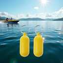 2 x 2 Pieces Yellow Floating Keychain Pills-Shape Float Key Rings for Boat Sailings Kayak Surfing Water Sports Floating Key Chain Sports Fan Key Chains Car Keychains Car Accessories