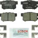 BOSCH BC1086 QuietCast Premium Ceramic Disc Brake Pad Set - Compatible with Select Acura RDX; Honda Accord Crosstour, Crosstour, CR-V; REAR