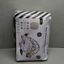 Baby Gym Play Mat, 8-in-1 Tummy Time Mat & Activity Gym, Washable Ball Pit, Infant Play Mat with Detachable Toys for Sensory Exploration and Motor Skill Development (Black White)