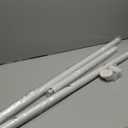 ALLZONE Tension Curtain Rods for Windows 66 to 120 Inches, White Curtain Rods No Drilling, Heavy Duty Extra Long Tension Rod for Curtains, Outdoor Curtains Rod for Patio, Bedroom
