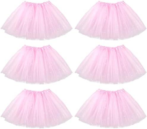 kilofly 2pc Girls Ballet Tutu Kids Birthday Princess Party Favor Dress Skirt Set