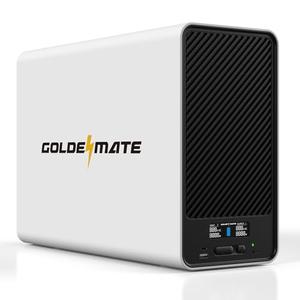 GOLDENMATE 1500VA/1000W Lithium UPS Battery Backup and Surge Protector, Backup Battery Power Supply with LiFePO4 Batteries(296Wh), AVR, Line Interactive Sinewave UPS System, 8 Outlets, LCD Display