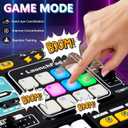 Kids DJ Mixer Controller Table Musical Toy with LED Lights Sound Effect Microphone Piano DJ Mixer Board Music Toys for Kids, Birthday Gift Toys for 3 4 5 6 7 Year Old Boy Girl
