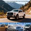 No Drill for Ford Ranger Mud Flaps 2024-2026, Heavy Duty Front & Rear All Weather Splash Guards Set for XL XLT Lariat, OEM Truck Mud Guards, Not Fits Raptor/Tremor/Sand Desert & Running Board Models