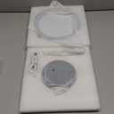 Makeup Mirror with Lights, 1x/20x 360 Rotation Vanity Mirror, Brightness Adjustable Lighted Makeup Mirror with Magnification, 5000 mAh Rechargeable Double Sided Mirror with 3 Colors, Gift for Women (Chrome)