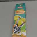 Rekix Lemon Squeezer, Max Extraction Hand Press Lemon Juicer, Heavy Duty Manual Orange Juicer, Sturdy Metal Lime Squeezer, Durable Handheld Citrus Fruit Squeezer for Kitchen Bar, Exprimidor De Limones (Silver)