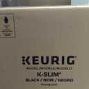 Keurig K-Slim Single Serve K-Cup Pod Coffee Maker, Multistream Technology, 3 Brew Sizes, Slim and Sleek Design, 46oz Removable Reservoir, Black