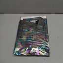 Pixiemain Men's 70s 60s Disco Shirt Metallic Party Costume Long Sleeve Button Down Shirts-A, XL