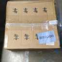 STERREN 42 Inch Retractable Ceiling Fans with Lights,Modern Bladeless LED Ceiling Fan Lights with Remote Control, Smart White Bedroom Ceiling Fan with Light