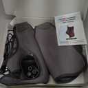 2PCS Cordless Foot Massager for Neuropathy, Foot and Ankle Massager for Pain Relief, 3000mAh Rechargeable Ankle Heating Pad with Massage for Circulation, Gray