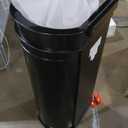 Hives and Honey Daley Oval Jewelry Armoire, Stylish Standing Organizer with Mirror, 7 Drawers, 20 Necklace Hooks, Anti-Tarnish Lining, Divided Storage, Black