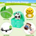 Learning Toys for 1,2,3 Year Old Toddlers, 20Pcs Farm Animals Barn Toy Montessori Counting, Matching & Sorting Fine Motor Games, Christmas Birthday Easter Gift for Baby Boys Girls Age 12-18 Months