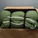 MAXYOYO Japanese Floor Futon Mattress Queen Size, Floor Mattress for Adults Queen Bed, Roll Up Folding Floor Bed, Diamond Patterned Japanese Futon, Green