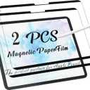 2 Pack Magnetic Paper film for iPad Pro 11 Inch M4/M5 [2024/2025 5th/6th Gen], Feel Like Writing Drawing On Paper, Matte Removable Anti Glare Fingerprint Screen Protector Blue Light Filter