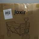 Collapsible Wagon Cart Foldable 360lbs Capacity, Lightweight Portable Beach Wagon, Shopping Carts with Wheels for Grocery, Camping, Shopping, Beach, Fishing, Garden Cart (120L)