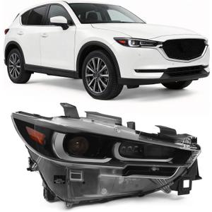 Right Headlight Assembly Compatible with CX-5 2022-2024 W/Bulb w/o AFS Projector Headlamp Passenger Side5078673000 KPF151040