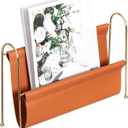 Magazine Rack, Floor Standing Book Basket, Newspaper Holder and File Holders - Nursery Decor, Desk Accessory, Living Room and Guest Room Essentials, Home Office, and Waiting Areas