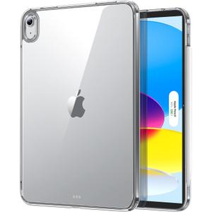 ESR for iPad (A16) 11th/10th Generation Case(2025/2022), Thin and Lightweight, Yellowing Resistant, Hard Acrylic Back, Air-Guard Corners, Flexible Frame, Classic Hybrid Back Cover, Black Clear