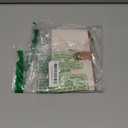 Airkit Small Wallet Women RFID Blocking Soft Leather Bifold Compact Card Holder Wallet for Women with Zipper Coin Pocket 4 ID Window (Colorblock - Apricot/Brown)