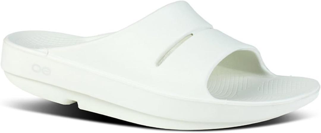 OOFOS Unisex-Adult Ooahh Slide Slipper (11 Women/9 Men, Cosmic Gray)
