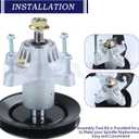 2 Pack Pre-Greased 918-04197B Spindle Assembly Replaces MTD 918-04197A Spindle Assembly 618-04197 MTD Spindle 5.75 618-04197B 618-04197 Spindle 618-0324 918-04197 918-0427C 918-0427D 618-0427