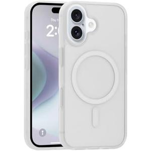 doeboe for iPhone 16 Case Only, Compatible with MagSafe, Magnetic Case for iPhone 16, TPU Slim Thin, Shockproof Full Protective, Anti-Scratch, Anti-Oil, Anti-Fingerprint (Clear) 5 Pack