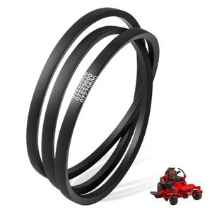 Deck Belt Compatible with Ariens Gravely Zero Turn Lawn Mower Apex 48" 52" 60", Zenith 52" 60" Pro-Turn Replace#: 07225600 7225600, Transaxle Drive Belt 1/2"× 72.5"