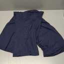 Ipletix Maternity Wide-Leg Lounge Pants with Pockets Over The Belly Soft Stretchy Pregnancy Wear (XXL, Navy)