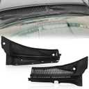 Windshield Wiper Cowl Grille Panel for 2011-2016 Ford F250 F350 F450 F550 | Front Window Wiper Cover Insert Panels, Left and Right Pair, Replaces BC3Z-25022A68-AA, BC3Z-25022A69-AA