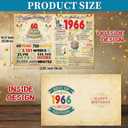 2 x Cool 60th Birthday Card Gifts for Women Men, Happy 60th Birthday Decoration for Mom Dad, Gifts for 60 Year Old Woman Man