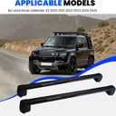 Roof Rack Cross Bars for Land Rover Defender 110 2020-2025, Heavy Duty Aluminum 200LBS Capacity Crossbar Car Carrier Luggage, Fit for Flush Side Rails
