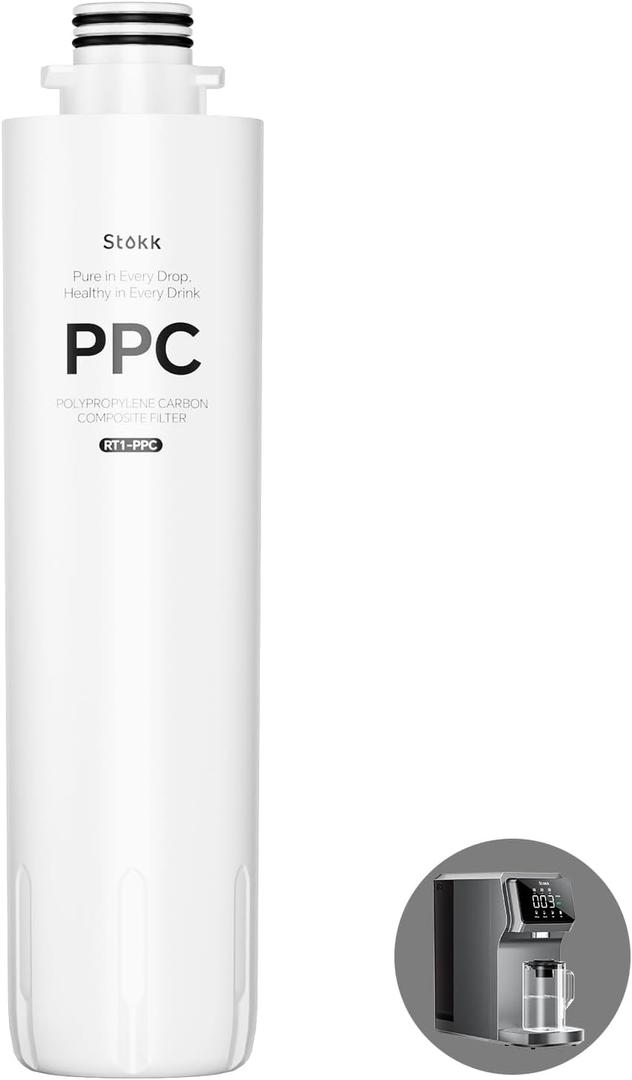 RT1-PPC Filter, Replacement for T1 Countertop Reverse Osmosis Water Filter, 6-12 Month Lifetime