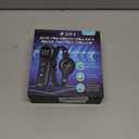 2-in-1 Dog Shock Collar & Dog Bark Collar - Smart Anti Barking Dog Training Collar with 5 Adjustable Sensitivity & 3300FT Remote for All Breeds IP67 Waterproof E-Collar (Black)