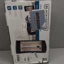 BLACK+DECKER Infrared Radiant Quartz Tower Heater, 1500W Space Heater with Adjustable Thermostat, Portable Heater with 2 Settings, Personal Heater for Home and Office, BHTI06, Black